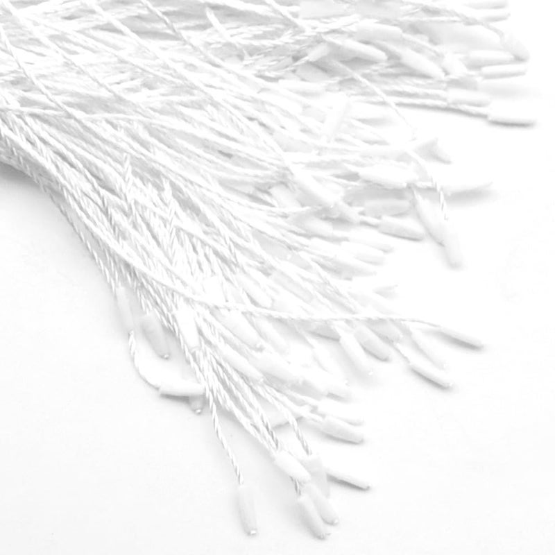 Yosawa 1000Pcs Hang Tag String Nylon Snap Lock Pin Loop Fastener Hook Ties Tag Strings for Tags Clothing, Shoes, Gift Bags（White） - Image 5